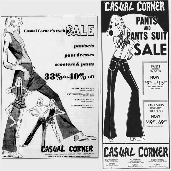 Vintage 70s Light Blue High Rise Wide Leg Pants Disco // Size 25" XS - Picture 8 of 8